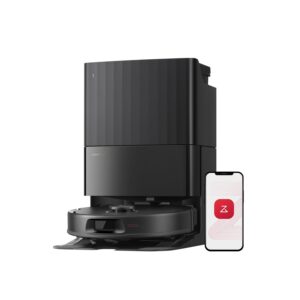 Roborock Qrevo S5V Saugroboter Schwarz mit Wischfunktion & Hebarem Wischmopp