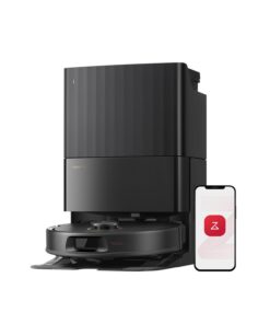 Roborock Qrevo S5V Saugroboter Schwarz mit hohem Saubereffect, intelligente Navigation, Quick-Dry Funktion