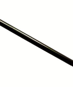 Duschvorhangstange Teleskopstange Schwarz 190-300 cm Gardinenstange | Duschvorhang-Gummiklemmstange Teleskop 190-300 cm