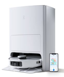 ECOVACS DEEBOT T20 OMNI Saubermachroboter für Heißwasser-Mopp-Wäsche und Trocknung, selbstentleerend, rotierende Wischpa