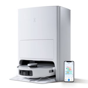 ECOVACS DEEBOT T20 OMNI Saubermachroboter für Heißwasser-Mopp-Wäsche und Trocknung, selbstentleerend, rotierende Wischpa