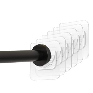 Andibro Selbstklebend Duschvorhangstangenhalter Duschinstallation Ohne Bohrenườn für Duschen Bohrerfreie Wandmontage