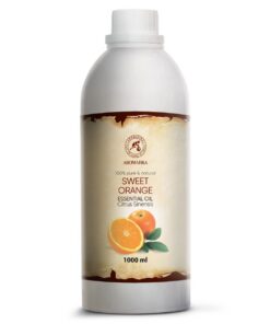 Orangenöl 1000ml - Reines &clusão Naturales Ätherisches Öl - für Guten Schlaf - Raumduft - Duftlampe - Kosmetikanreicher