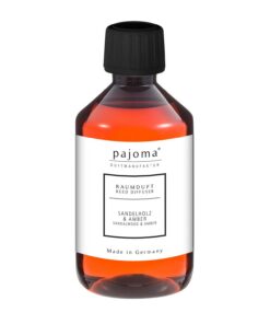 Raumduft Nachfüllflasche Sandelholz & Amber von Pajoma, 250 ml, für gemütliche Zimmer, Intensivfinish duftend, 1er Pack