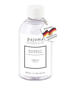 Pajoma® Raumduft Nachfüllflasche Vanille 250 ml | Lufterfrischer Nachfüller | intensiver und hochwertiger Duft in Premiu
