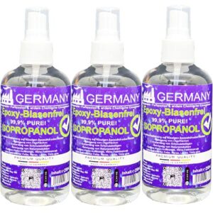 Isopropanol 99,9% 3x250ml Reinigungseinrichtung Reiniger