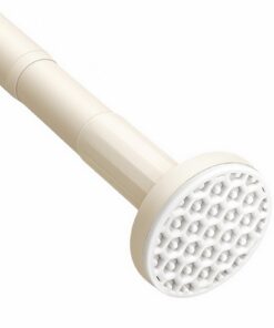 Teleskop Gardinenstange ohne Bohren Edelstahl 50-80cm für Badezimmer & Küche