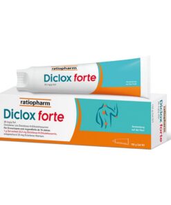 Diclox Forte Schmerzgel von Ratiopharm - lindert akute Rücken- und Gelenkschmerzen effektiv, 150 g Gel