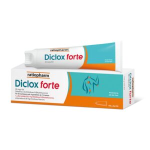 Diclox Forte Schmerzgel von Ratiopharm - lindert akute Rücken- und Gelenkschmerzen effektiv, 150 g Gel