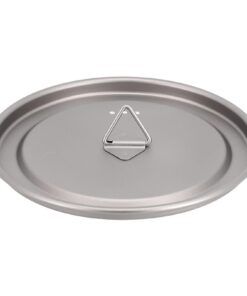 Jotekonoby Titan-Tassendeckel grau, schmutzdicht, Outdoor-Geschirr Jotekonoby Titan-Tassendeckel leicht, schmutzdicht, m