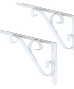 2er-Pack dekorative Regalstützen, metallene dreieckige Halterungen, ideal für moderne#ad bois Bücherregale,современноеde