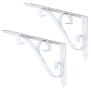 2er-Pack dekorative Regalstützen, metallene dreieckige Halterungen, ideal für moderne#ad bois Bücherregale,современноеde