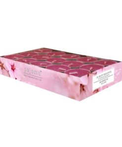 Pajoma® Wildkirsche Duft-Teelichte, 30 Stück | Deko-Qualität für Gastronomie, Outdoor, Party und Hochzeit | Aluminiumhül