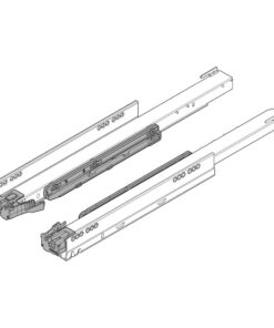Blum 750.3001 Korpusschiene LEGRABOX für Tip-ON BLUMOTION - 40 kg Nennlast, 300 mm Länge, Links/rechts