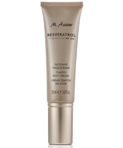 M. Asam RESVERATROL PREMIUM NT50 Getönte Tagescreme - Für alle Hauttypen, Verfeinert Poren und kaschiert, Vegan (50ml) -