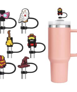 FIDWALL 6er-Set Magische Strohhalm-Abdeckungen für Stanley Cup Becher, ideal für Fans und Sammler, staubdicht und wieder