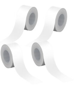 Vielseitiger Etikettenband für Drucker - Wasserfeste Etiketten drucken für Barcode, Name, Datum, Preis (15mmx4m) | Zuve