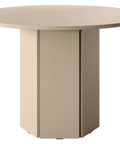 Selsey Küchentisch Hexa Cappuccino Rund Durchmesser 104 cm Esszimmertisch Essensrunde