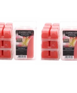 CANDLE-LITE 2er Duftwachs Set für Duftlampe | Sweat Pear Lily | Fruchtiges Duftwachs | 6 Duftwachswürfel | Wax Melts