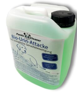 PandaCleaner Bio-Urin Entferner für Hunde & Katzen - 5 Liter Konzentrat - Mikroorganismen-basiert - Biologischer Geruchn