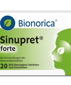 Sinupret Forte – 5-fache Pflanzenkraft bei chronischer Nasennebenhöhlenentzündung. Löscht Schleim, öffnet die Nase und b