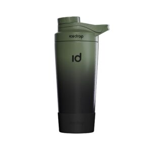 IceDrop® Thermo Shaker Edelstahl [700ml] I 100% Auslaufsicher - Perfect für Fitnessbuffs für eiskalte Shakes & Getränke