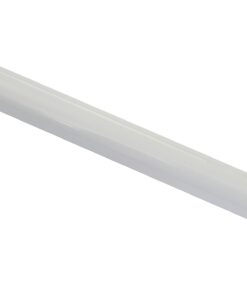 GARDINIA Spannstange, Metall-Stange, für Zimmereinrichtung, ohne Bohren und Schrauben, Ø 23/26 mm, 90-140 cm Länge,weiß