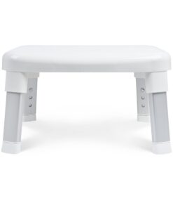 Weinberger Tritthocker | Höhenverstellbar Anti-Rutsch | Einstiegshilfe Badewanne für Senioren & Kinder | Modell 43910