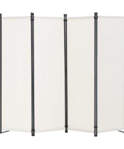 VEVOR Raumtrenner Trennwand - faltbarer Sichtschutz für Büro & Schlafzimmer - weiß (228 x 45 x 172,5 cm) VEVOR Raumte