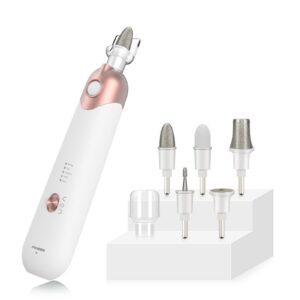 POLAMD Elektrischer Nagelfeile Set für Manikür und Pedikür mit LED-Licht und Akku-Aufladung | POLAMD Elektrischer Nagel