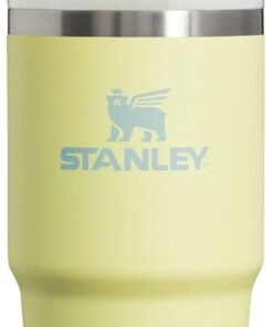 STANLEY Quencher H|0 Isolierter Edelstahlbecher mit Pomelo, 400 ml, kompatibel für Reisen, 3-Wege-Deckel und Becherhalte
