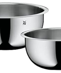 WMF Funktionsschüssel Küchenschüssel-Set, 2-teilig, Ø 22 und 24 cm, Cromargan Edelstahl, multifunktional als Rührschüsse