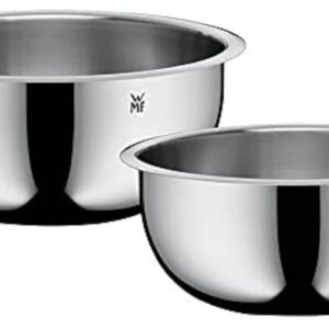 WMF Funktionsschüssel Küchenschüssel-Set, 2-teilig, Ø 22 und 24 cm, Cromargan Edelstahl, multifunktional als Rührschüsse