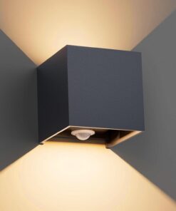 Klighten 12W Aussenlampe mit Bewegungsmelder für Außen/Innen-Anwendung Klighten 12W Aussenlampe mit Bewegungsmelder eins