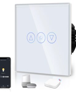 BSEED Smart ZigBee Dimmer Schalter mit Berührungssensor und WiFi-Kompatibilität für Zuhause | BSEED |4GHz WiFi Wandscha