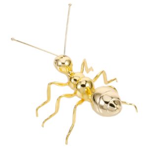 SupvoxVintage Goldene Antenfigur Für Garten Und Wohnkultur Dekoratives Kunstwerk