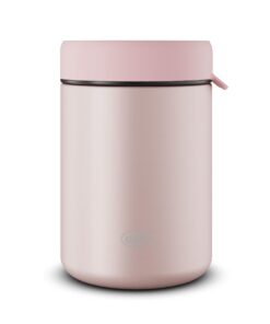 Alfi ISO FOOD MUG 350ml rosa, Edelstahl Thermobehälter, hält 5 Stunden warm, 10 Stunden kalt, für Suppen, Salat, Müsli t