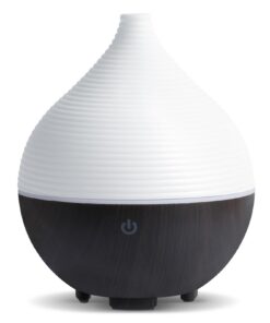 AiQInu Kleiner Ultraschall Aromatherapie Diffuser für Zuhause mit LED-Licht und Automatischer Abschaltfunktion