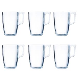 Luminarc Mikrowellenkaffeebecher Glas 6 Stück 40cl | Luminarc Glas Kaffeebecher für die Mikrowelle 6 Stück 40cl | Lumin