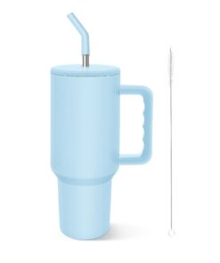 COZOME Isolierte Edelstahl Tumbler mit Griff und Deckel für Männer und Frauen - Wassertumbler, 40oz Isolationsflasche mi