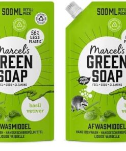 Marcel's Green Soap Geschirrspülmittel Basilicum & Vetiver 100% Umweltfreundlich 100% Vegan 97% Biologisch abbaubar - 50