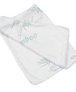 Memory Kissenbezug 60x40cm aus Atmungsaktiver Bambusfaser – Feuchtigkeitsableitend & Reisetauglich für Nackenkissen