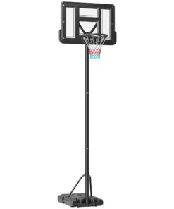 SPORTNOW Mobiler Basketballkorb 230-305cm, für Erwachsene, Schwimmbad Außenbereich