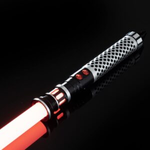 HJHUUA Pixel-Lichtschwert - Bewegungssteuerung & sanfter Schwung - perfekt für Cosplay & Geschenke