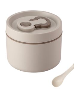 Thermobehälter für Essen 650ml Edelstahl Warmhaltebehälter Kinder Schule Büro Outdoor