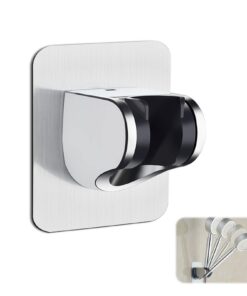 Duschhalterung Ohne Bohren für Badezimmer und Toilette, universell verstellbar, 45° Verstellang, Ideal für Badezimmer un