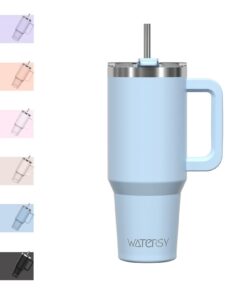 WATERSY 30oz Thermobecher für Kalte Getränke Doppelwandig Edelstahl Vakuum Thermo Tumbler Blue | WATERSY 30oz Doppelwan