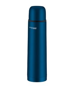 THERMOcafé by THERMOS TC Becher Edelstahl saphirblau 0,70l 12h H & 24h K, Thermosflasche mit Becher für Schule, Unterweg
