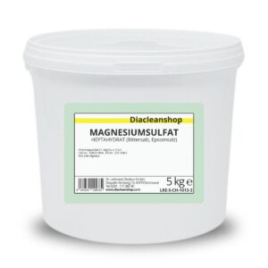 Epsom-Salz 5kg - Badesalz - in Pharmaqualität - Für Relaxation und Muskelschmerzen - contre Stress
