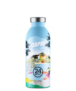 24BOTTLES Clima Flasche - 100 % luftdichte Thermosflasche 500 ml Edelstahl, thermische Wasserflasche (12h heiß 24 Stunde